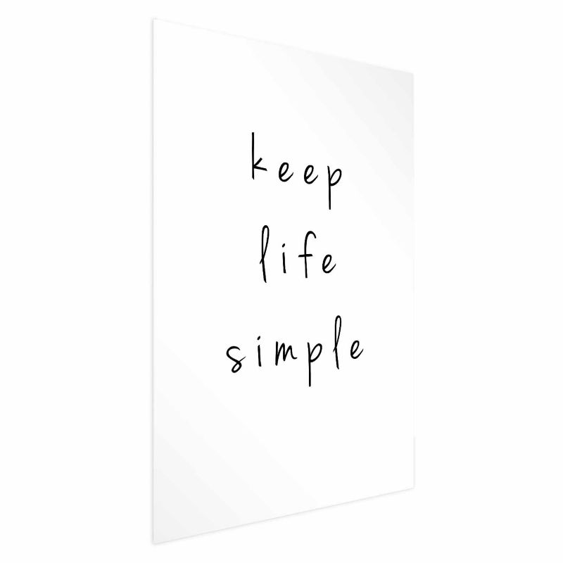 Plakat Artgeist Simple 40x60 cm bez ramy 1 szt