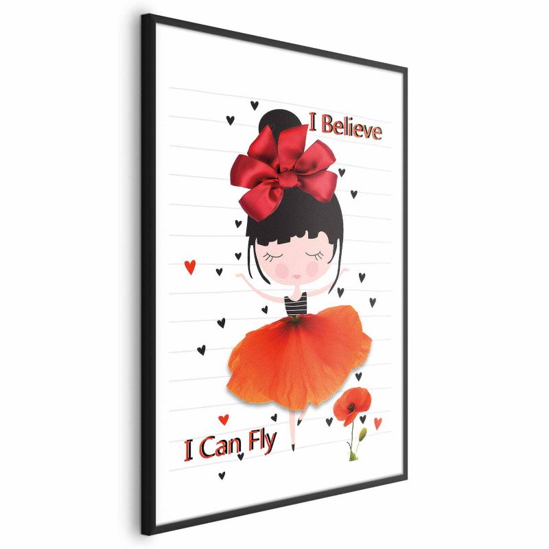 Plakat Artgeist Fly 40x60 cm z ramą czarną 1 szt