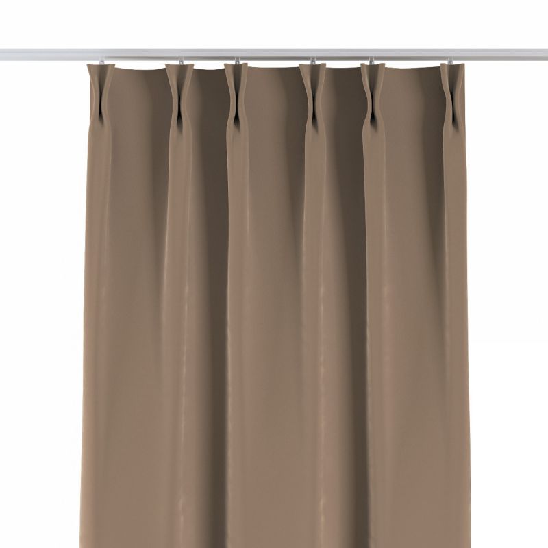 Zasłona na haczykach flex podwójnych Dekoria 140x260 cm beżowy 1 szt.
