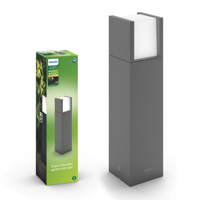 Słupek ogrodowy Philips Arbour 40cm antracyt LED 6W 600lm IP44 164629316 myGarden