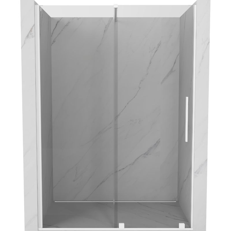 Drzwi prysznicowe Mexen Velar białe 150x200 cm 1 szt.