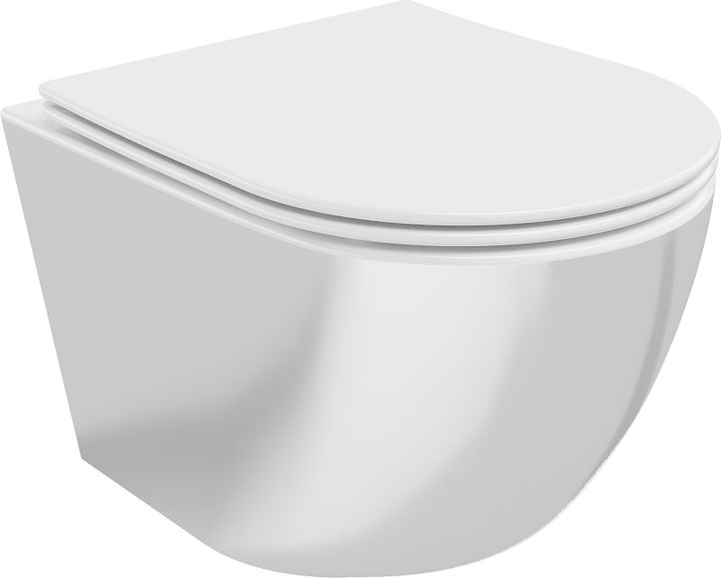 Miska wc Mexen Lena biały/srebrny 48x36x35,5 cm 1 szt.