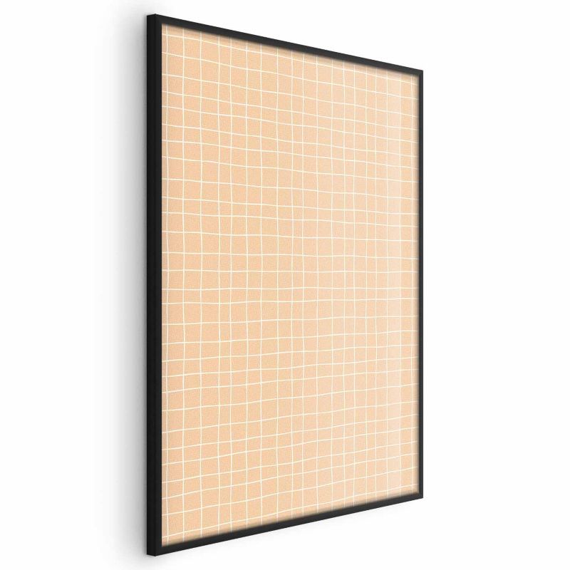 Plakat Artgeist Linie i szum 21x30 cm z ramą czarną 1 szt