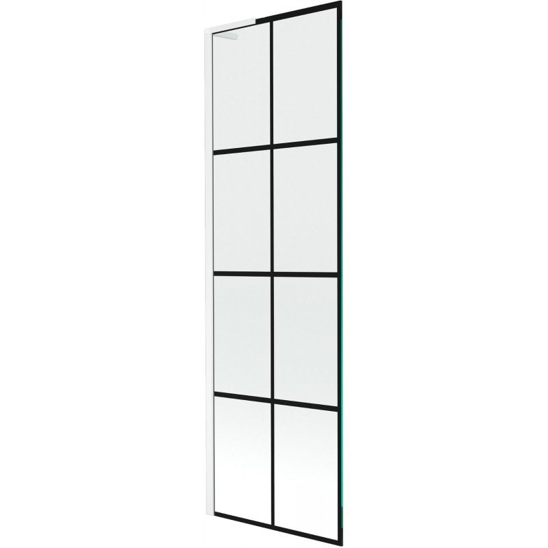Parawan nawannowy Mexen Next L czarny wzór 60x150 cm 1 szt.