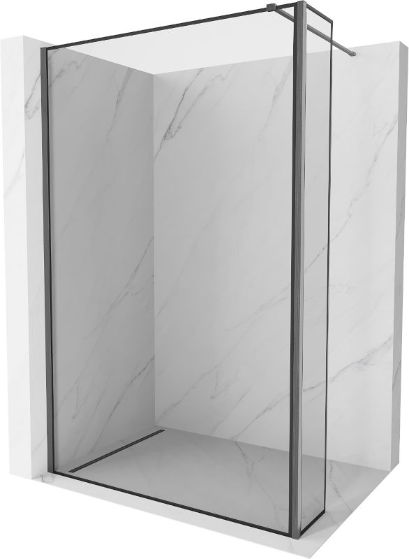 Ścianka prysznicowa walk-in Mexen Kioto czarny wzór 100 x 40 cm 1 szt.