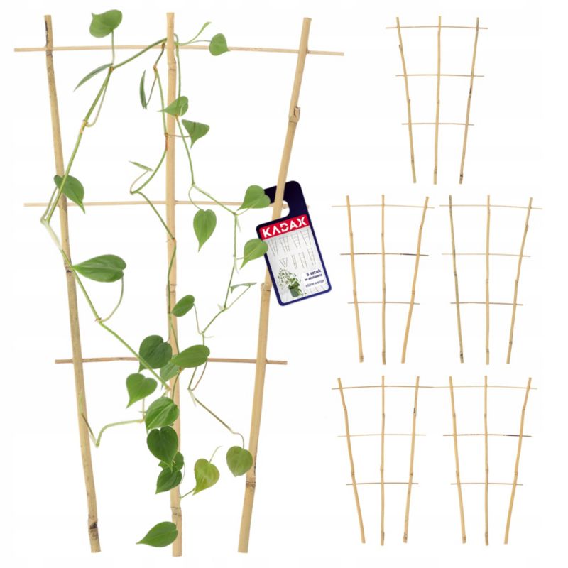 Pergola KADAX Drabinka Bambusowa Podpora 46 cm 5 szt