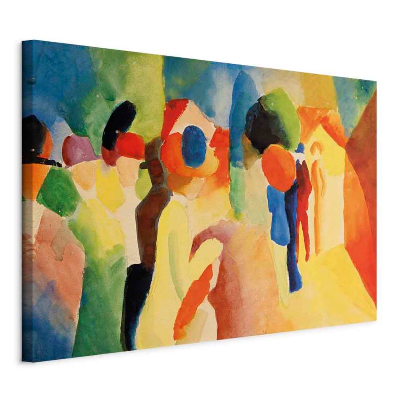 Obraz Artgeist Kobieta w płaszczu 120 x 80 cm flizelina 1 szt