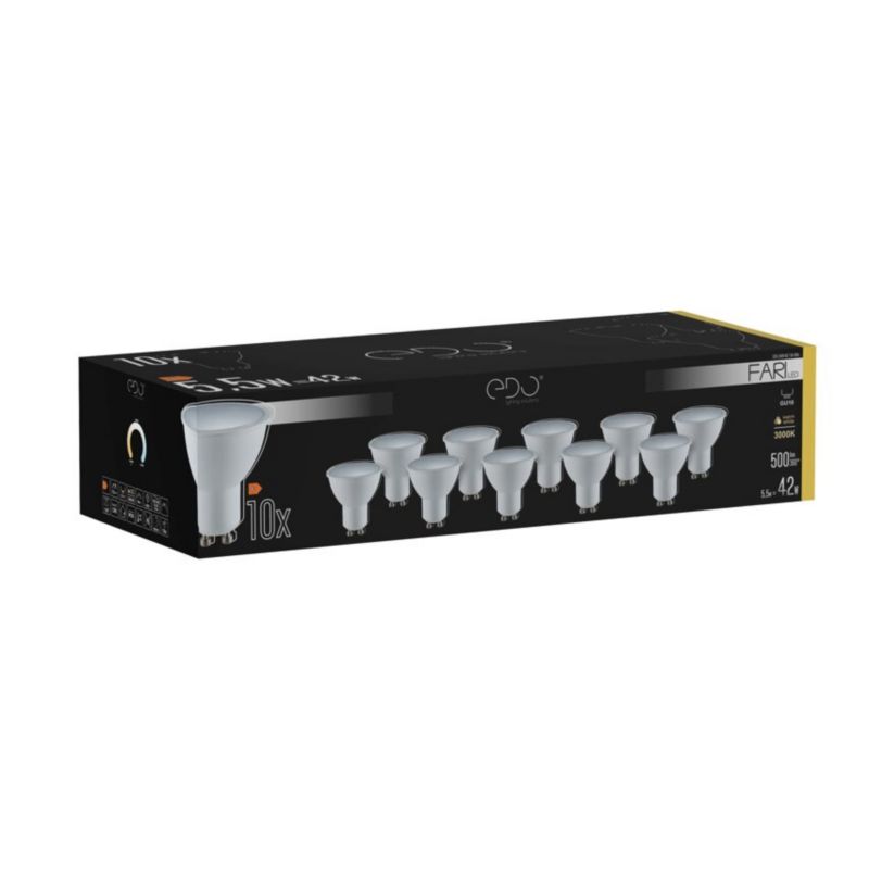 Żarówka Edo FARI LED GU10 5,5W 3000K ciepła WW 500lm 120st 1 op.