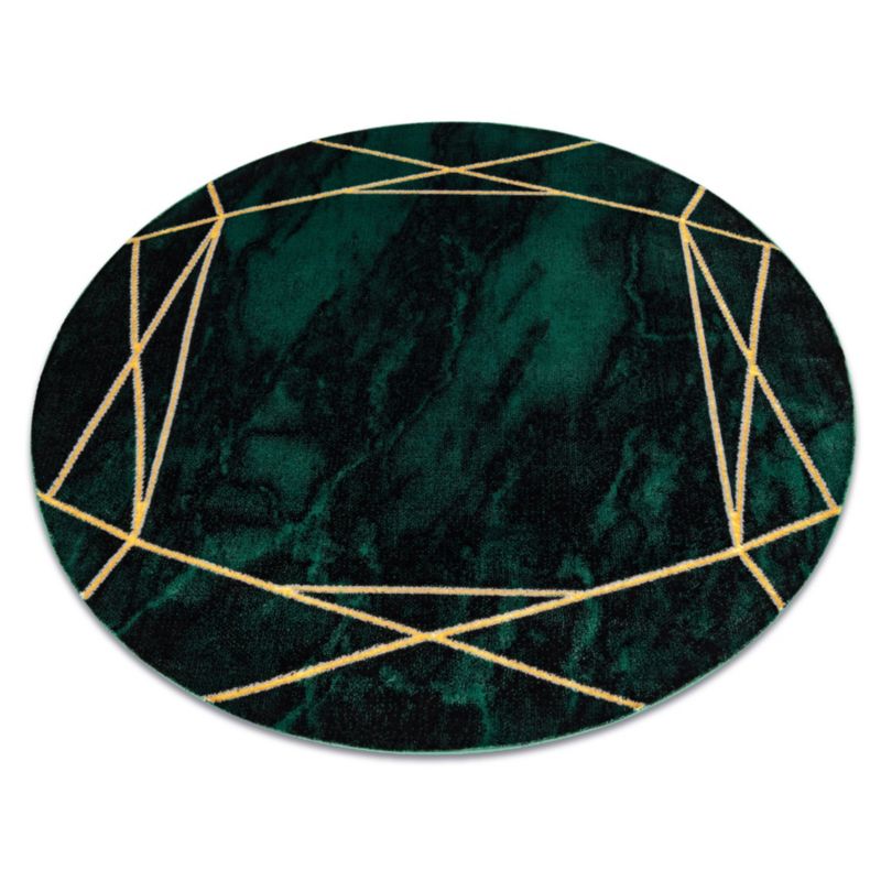 Dywan Emerald RugsX koło 160 cm zieleń AF525 1 szt.