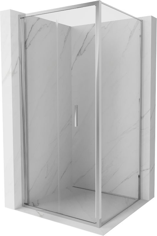 Kabina prysznicowa Mexen Exo składana 75 x 75 cm transparent chrom 1 szt.