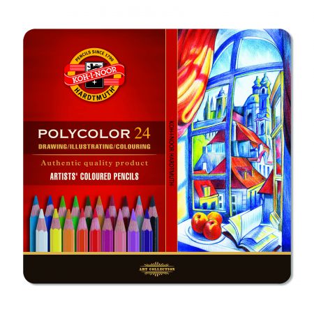 Koh-i-noor Kredki PolyColor 24 el. Metalowe Opakowanie