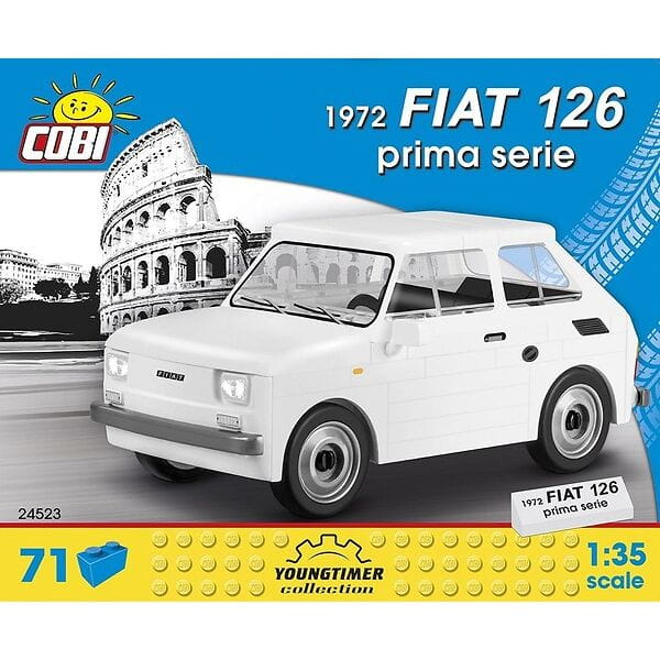 Klocki Cobi FIAT 126 PRIMA 1972 71KL