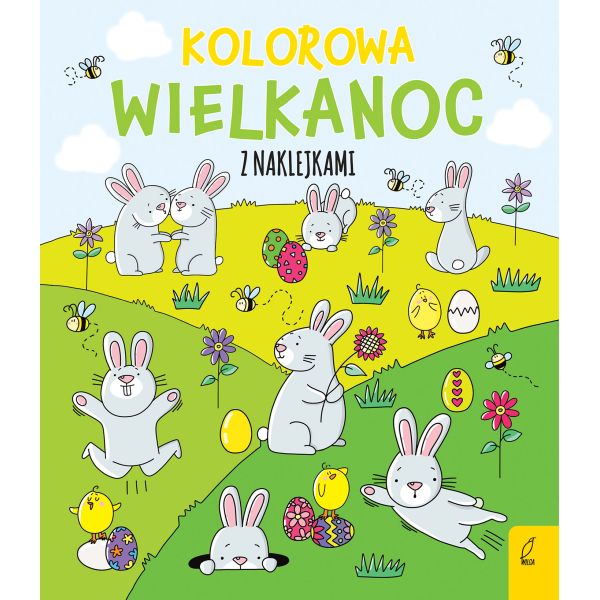 KOLOROWA WIELKANOC Z NAKLEJKAMI