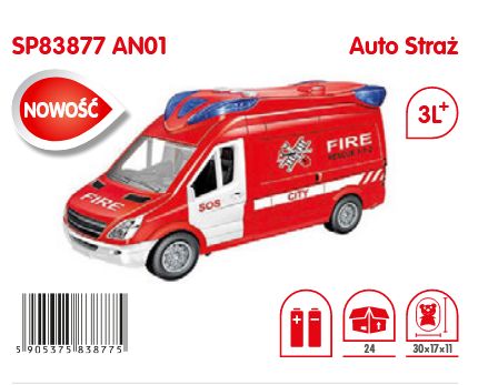 AUTO STRAŻ SMILY PLAY 1/24