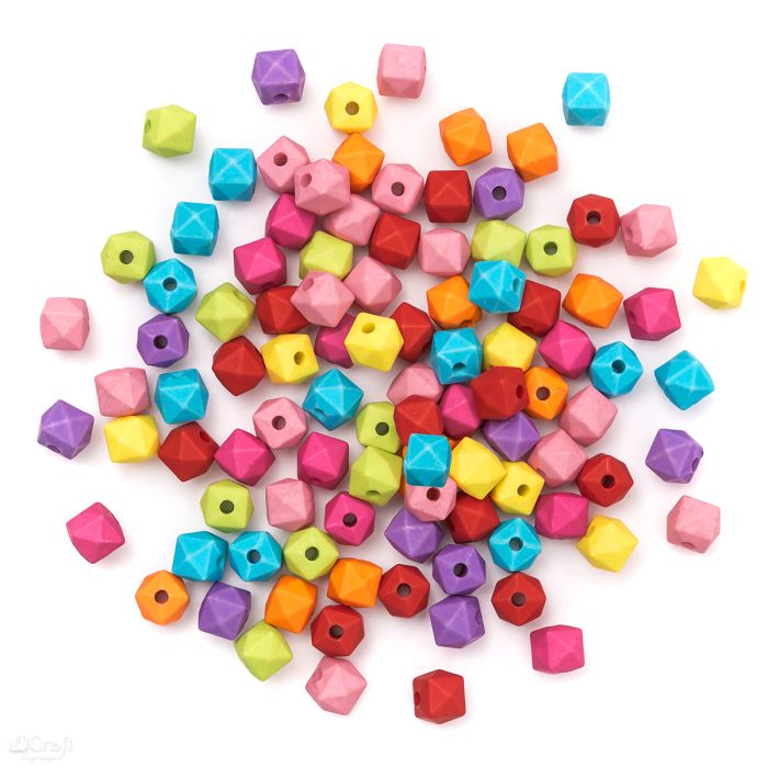 KORALIKI, 30G, GEOMETRYCZNE 8X7MM