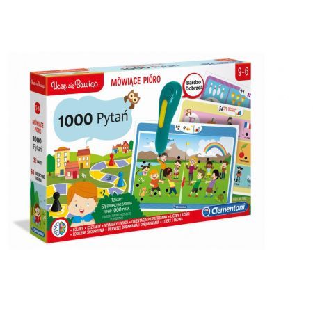 Mówiące Pióro 1000 Pytań Clementoni