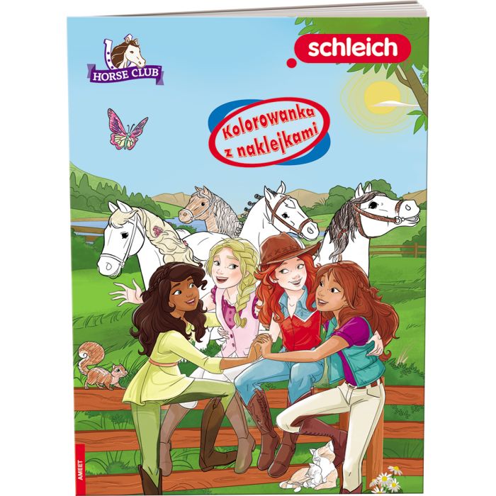 Schleich Horse Club. Kolorowanka z naklejkami