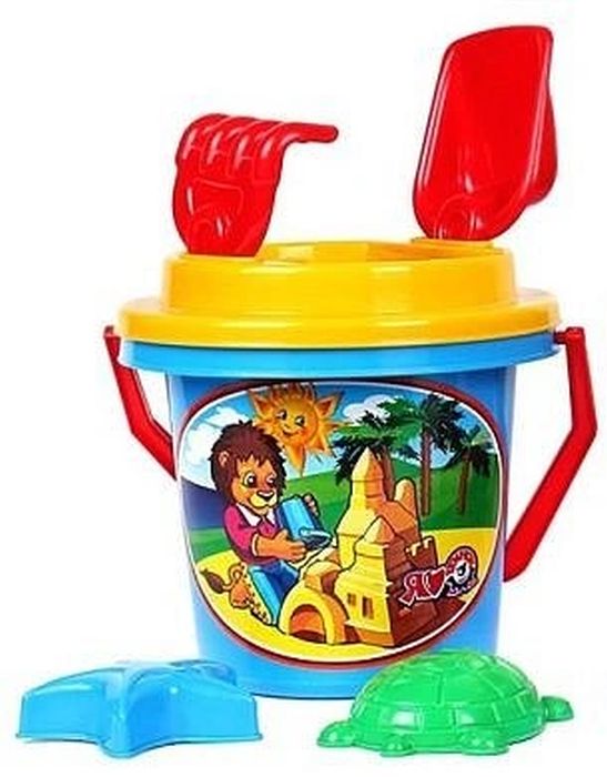 Zestaw do piasku 5 el. Lew mix kolorów TechnoK Maksik