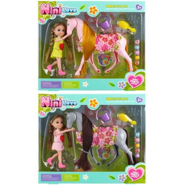 LALKA 15CM+KON+AKC 30X25X8 MC MIX2 WB 24/48