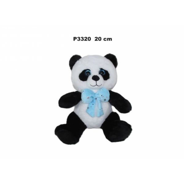 PANDA z niebieską kokardą 20 CM 169082