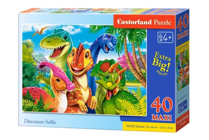 PUZZLE 40 MAXI DINOSAURS SELFIE