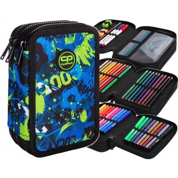 COOLPACK - JUMPER 3 - PIÓRNIK POTRÓJNY Z WYPOSAŻENIEM - FOOTBALL GREEN