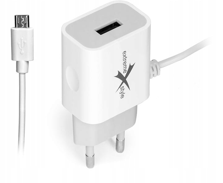 Ładowarka micro USB +USB 2,4A ŁAD000235 ATCMU24W - Henryx24