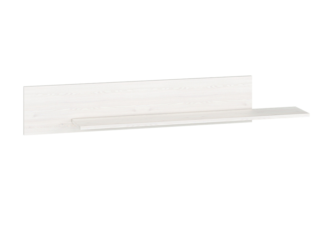 Wisząca półka na książki 138 cm BLANCO sosna śnieżna