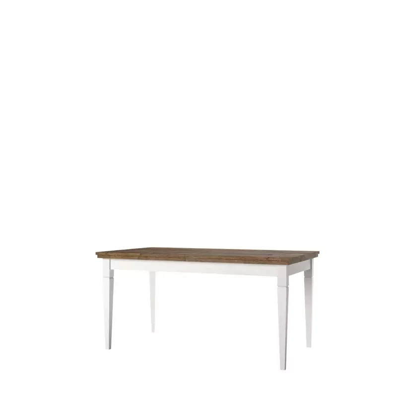 Stół rozkładany 160x90 cm w stylu prowansalskim IVORIA