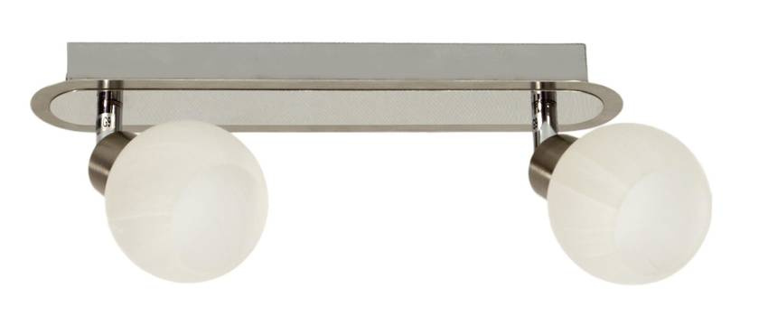 Listwa sufitowa ALABASTER plafon 2X40W G9 satyna chrom
