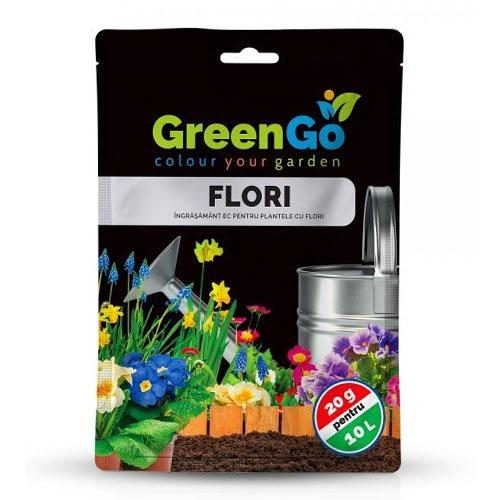 20 g, Nawóz do roślin kwitnących GreenGo Flori - : Ilość w opakowaniu: 20 g