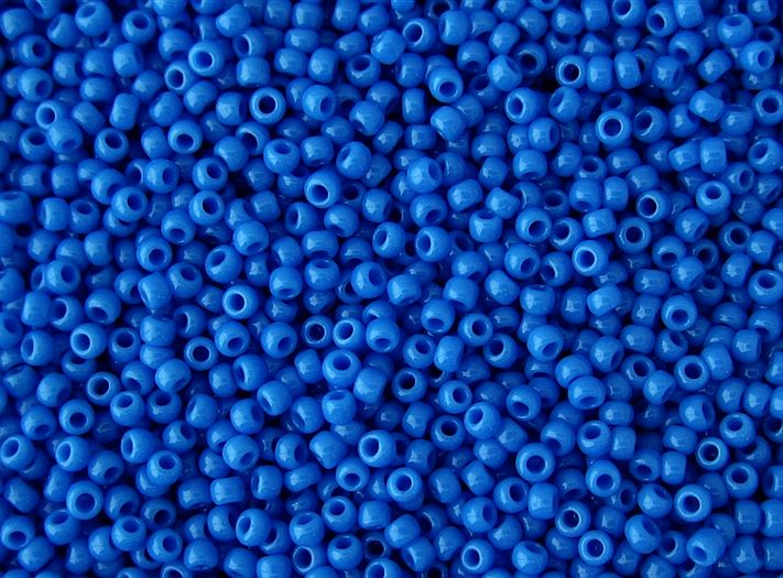 koraliki szklane TOHO TR-08 kol. 43D niebieski 3 mm 10g