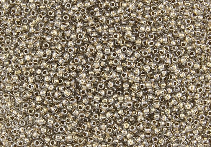 koraliki szklane okrągłe TOHO TR-11 kol. 989/krystaliczne jasne złoto 2,1mm 10g