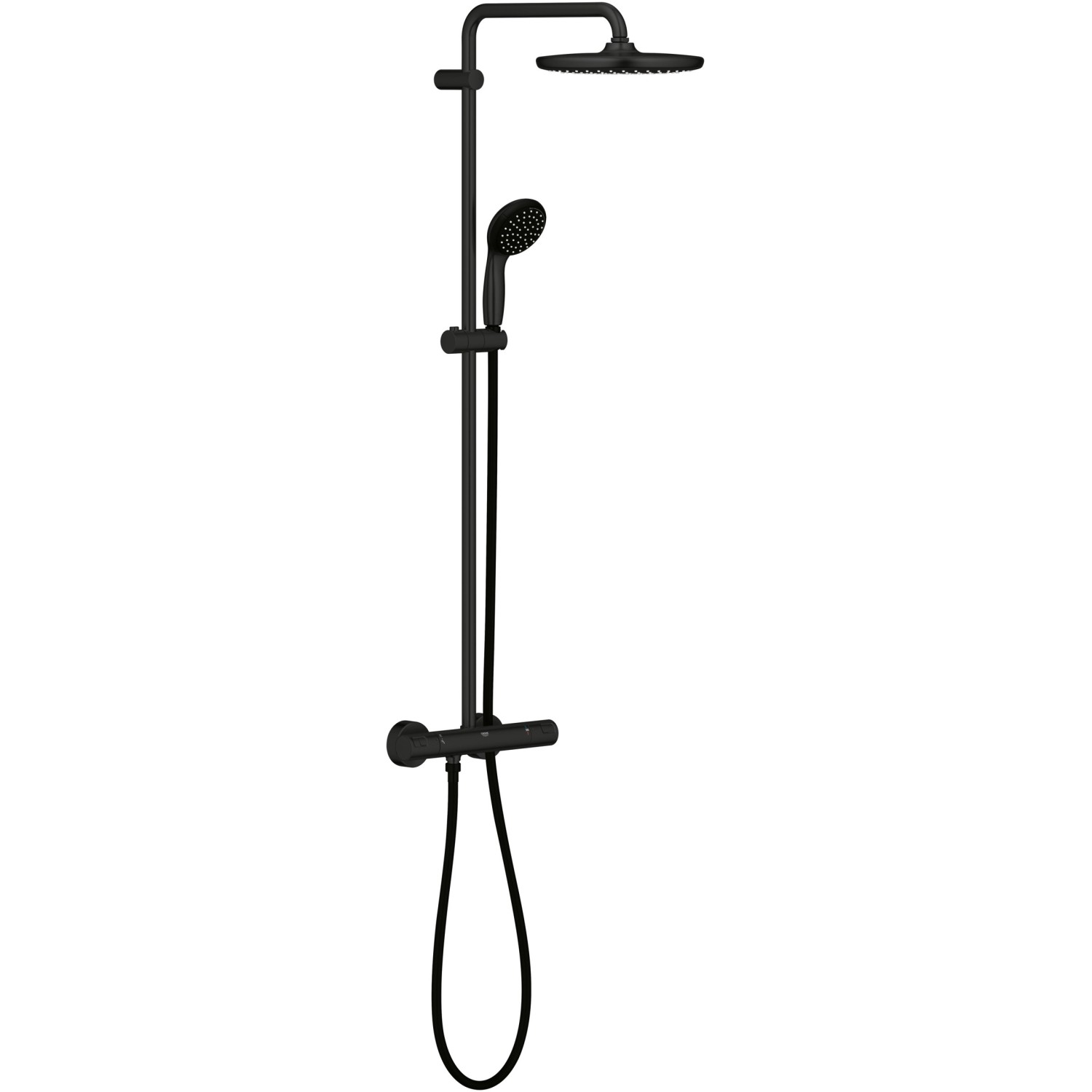 Grohe Kolumna prysznicowa Vitalio 250 czarna BauEdge