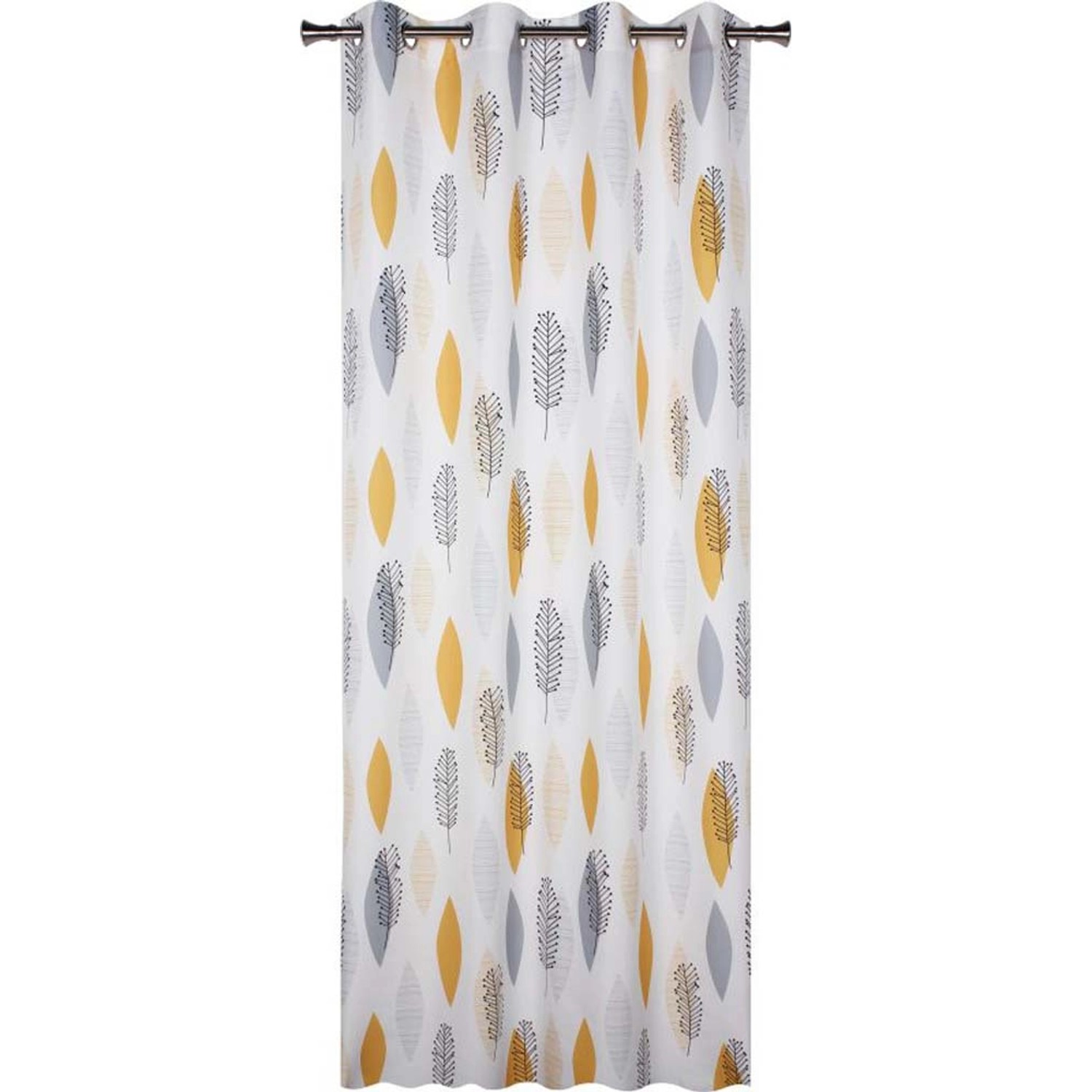 Zasłona ACOMA musztardowa 140 cm x 260 cm