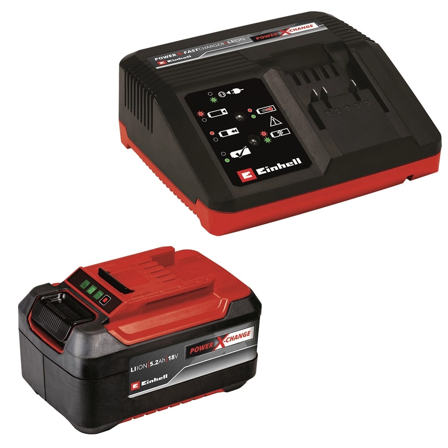 Einhell Zestaw startowy 18V akumulator 5,2Ah, 3A zasilacz