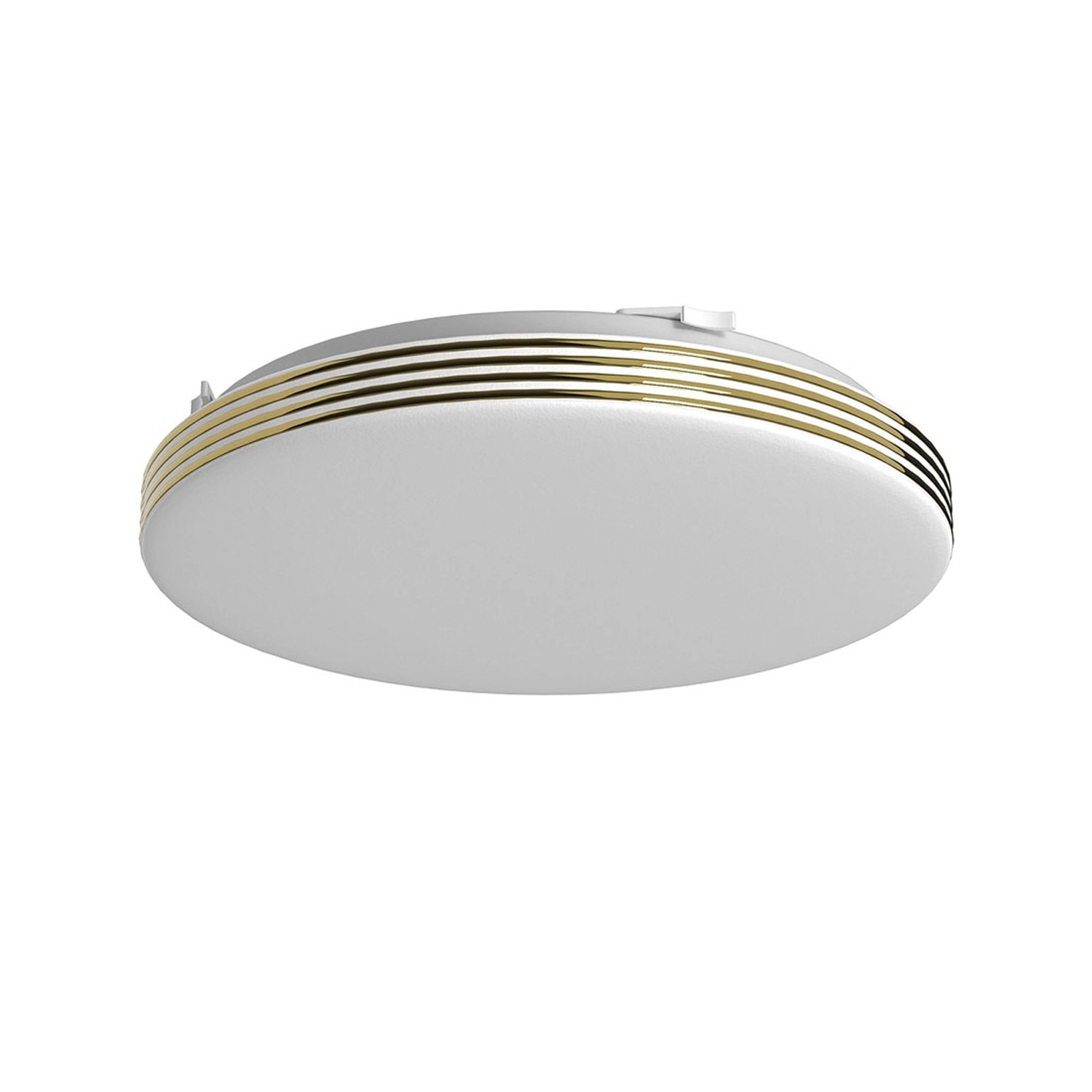 Milagro Plafon LED Bever 10W 4000K 900lm IP44 biało-złoty śr. 26 cm