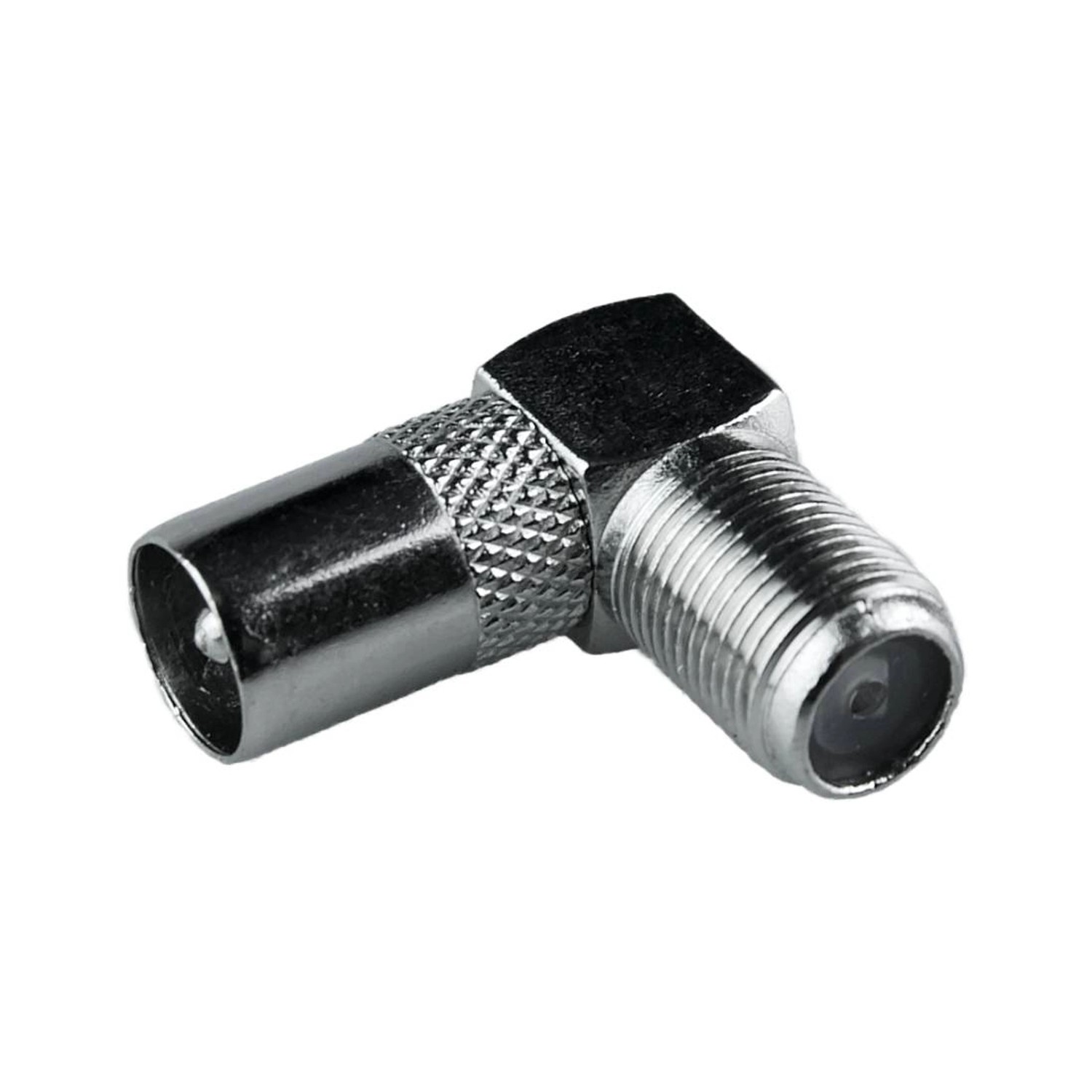 DPM Adapter wtyk TV gniazdo F kątowy