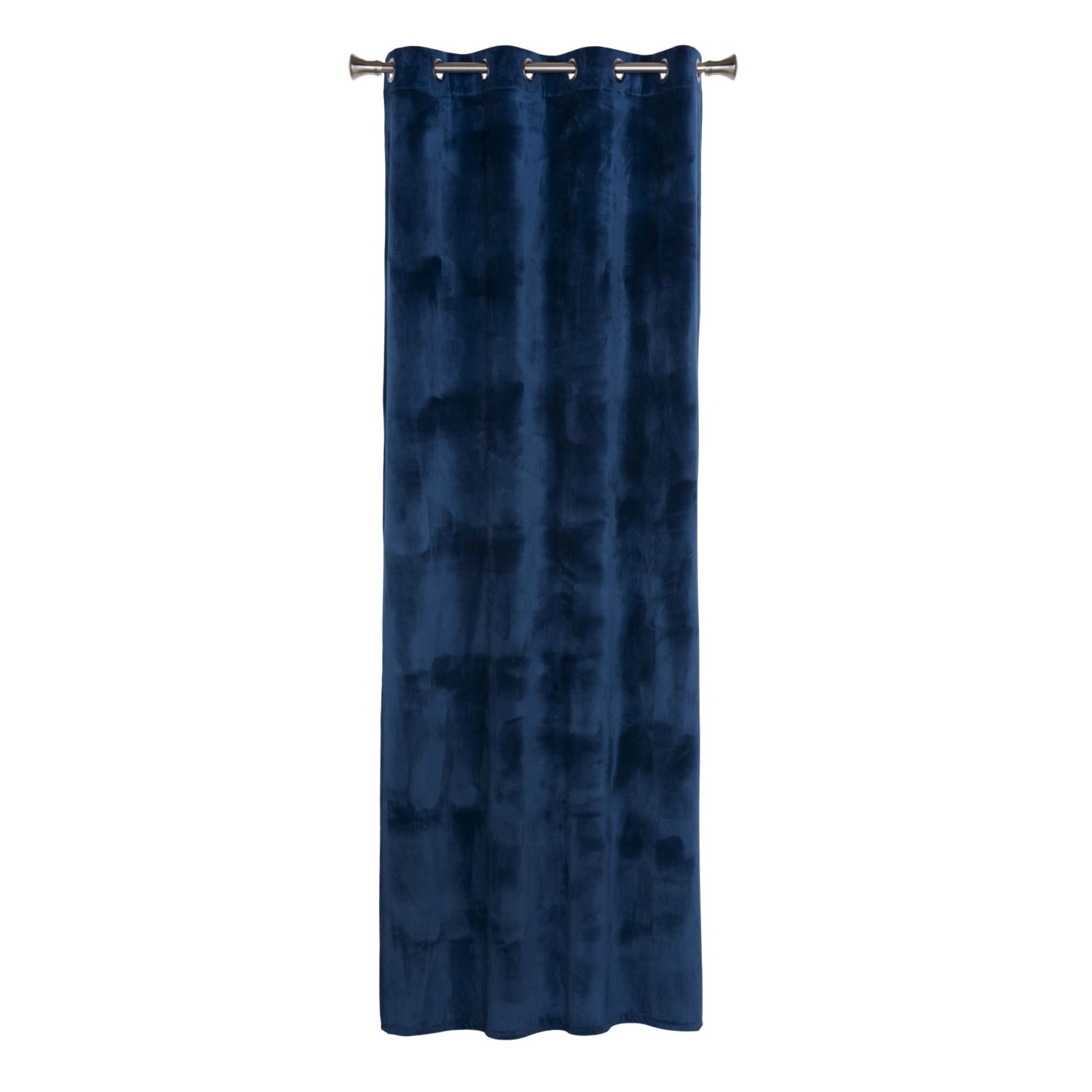 Zasłona VELVET granatowa 140 cm x 260 cm na przelotkach