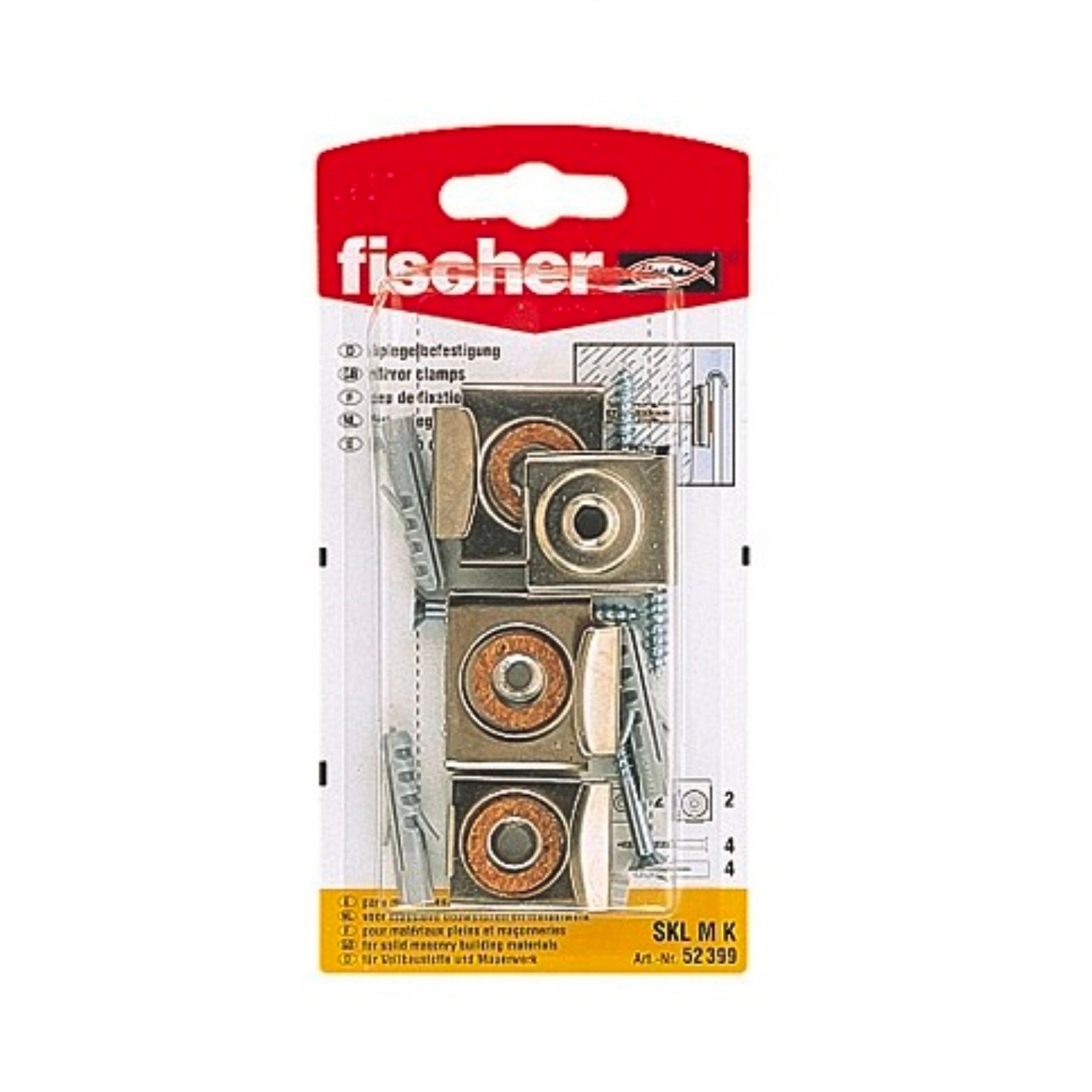Fischer Mocowanie do luster SKL-M K 4 sztuki