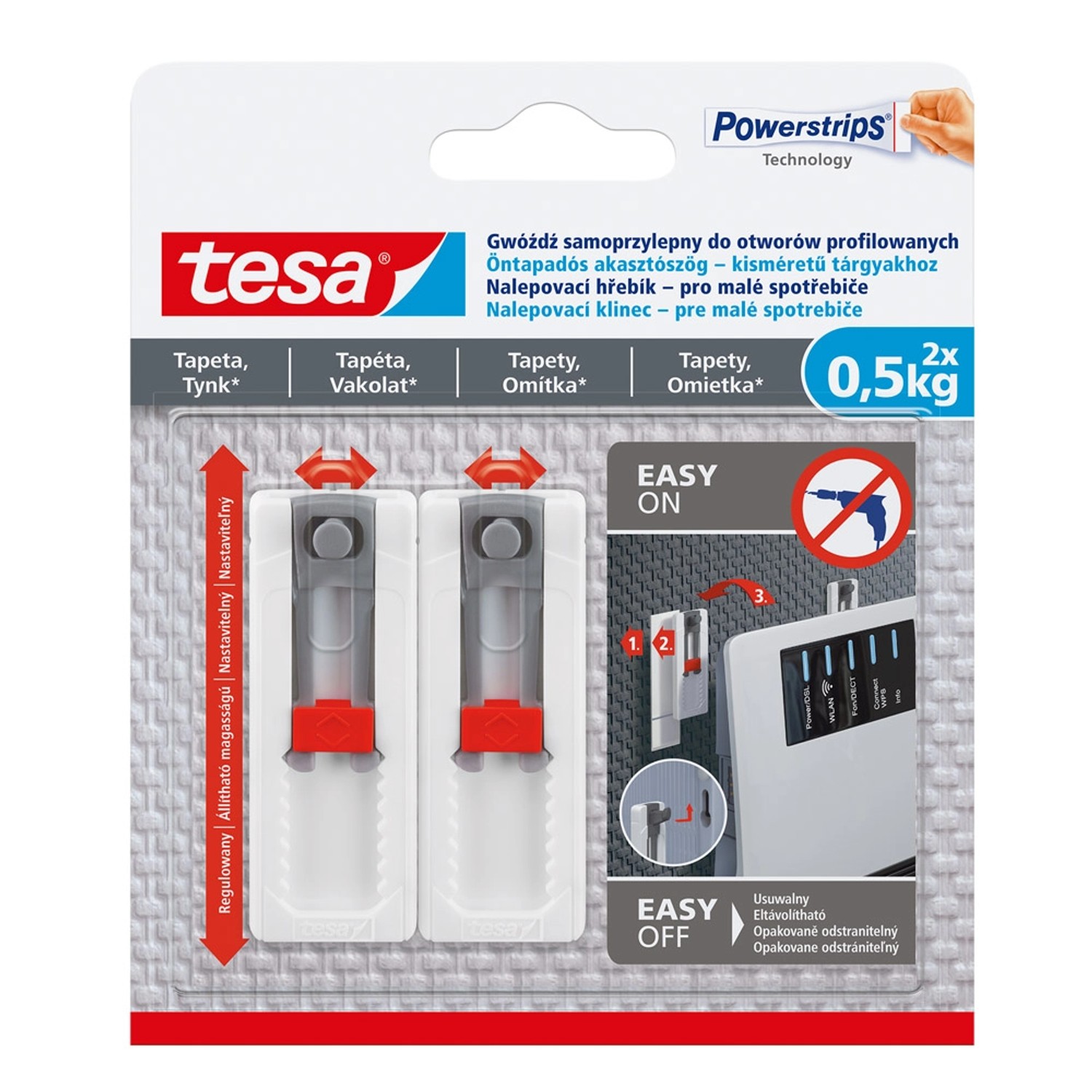 TESA Gwóźdź samoprzylepny 1kg