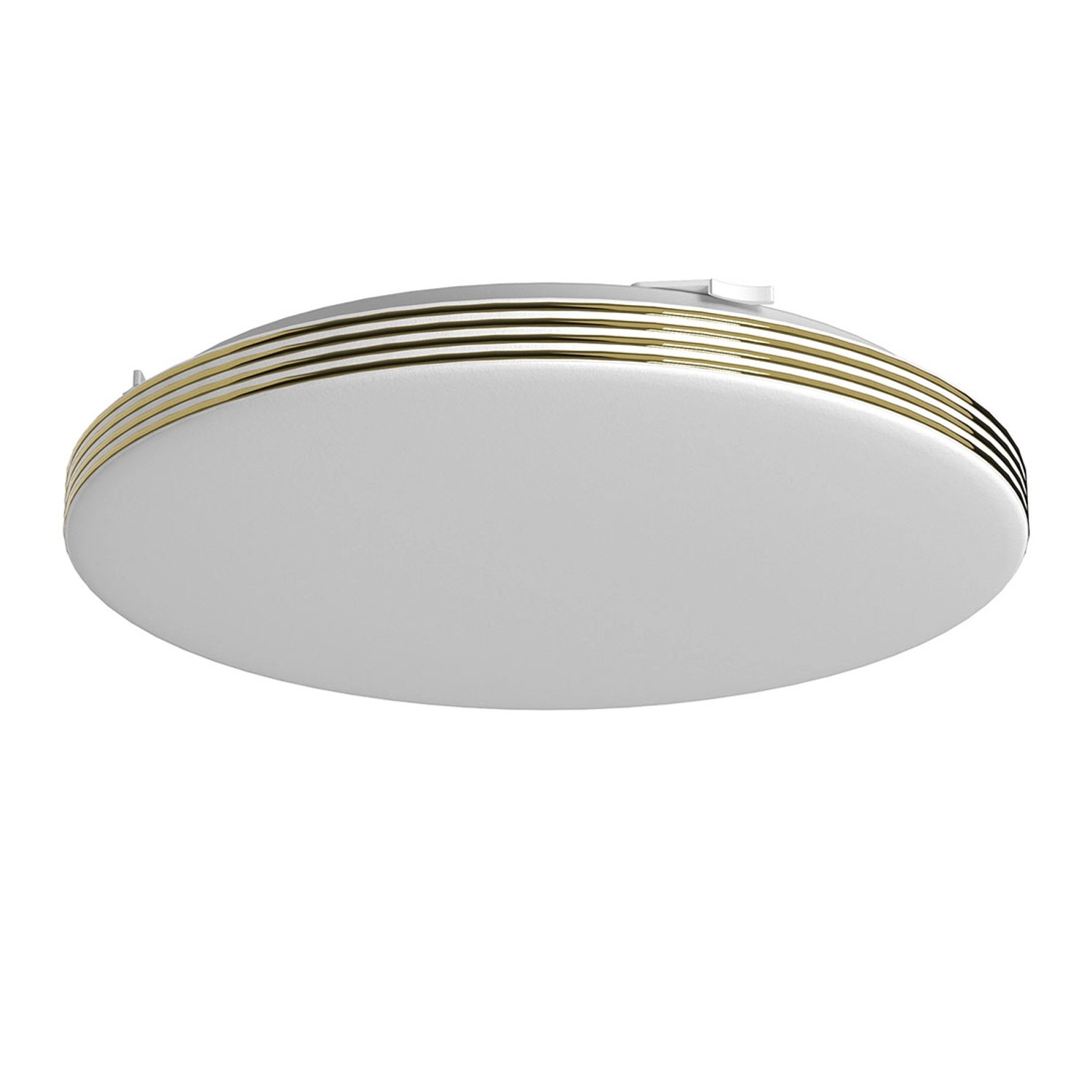 Milagro Plafon LED Bever 16W 4000K 1440lm IP44 biało-złoty śr. 33 cm