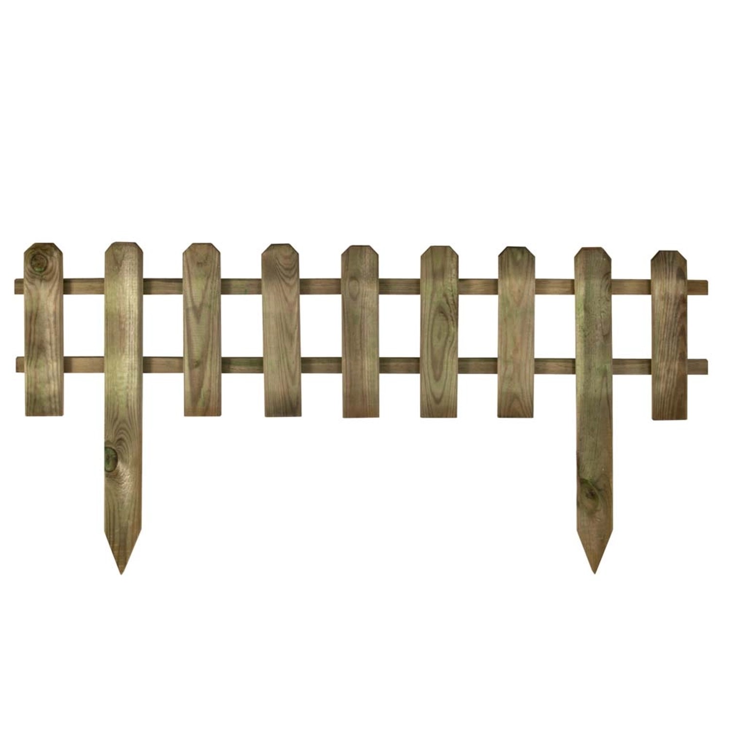 Delta Gartenholz Płotek rabatkowy 100 cm x 25 cm