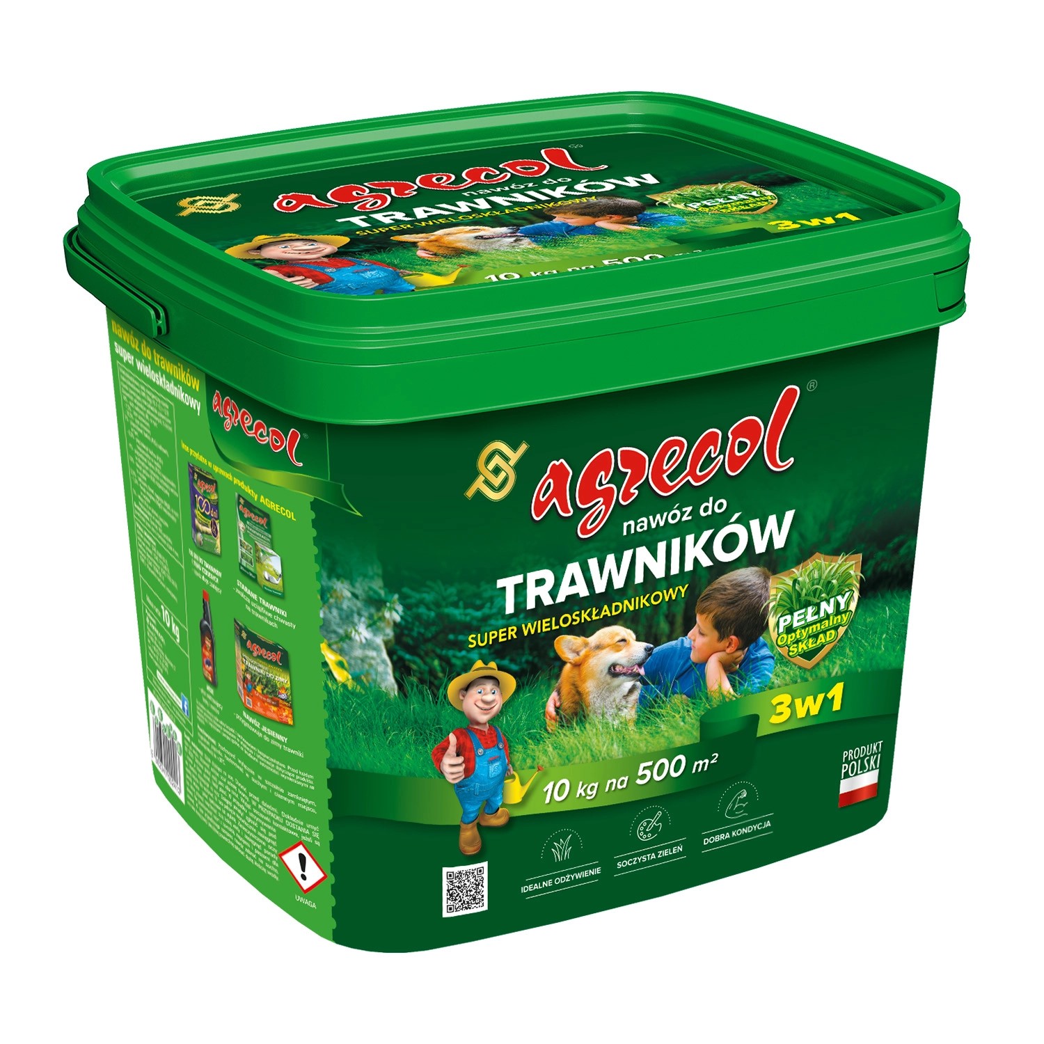 Agrecol Nawóz do trawników wieloskładnikowy 10 kg