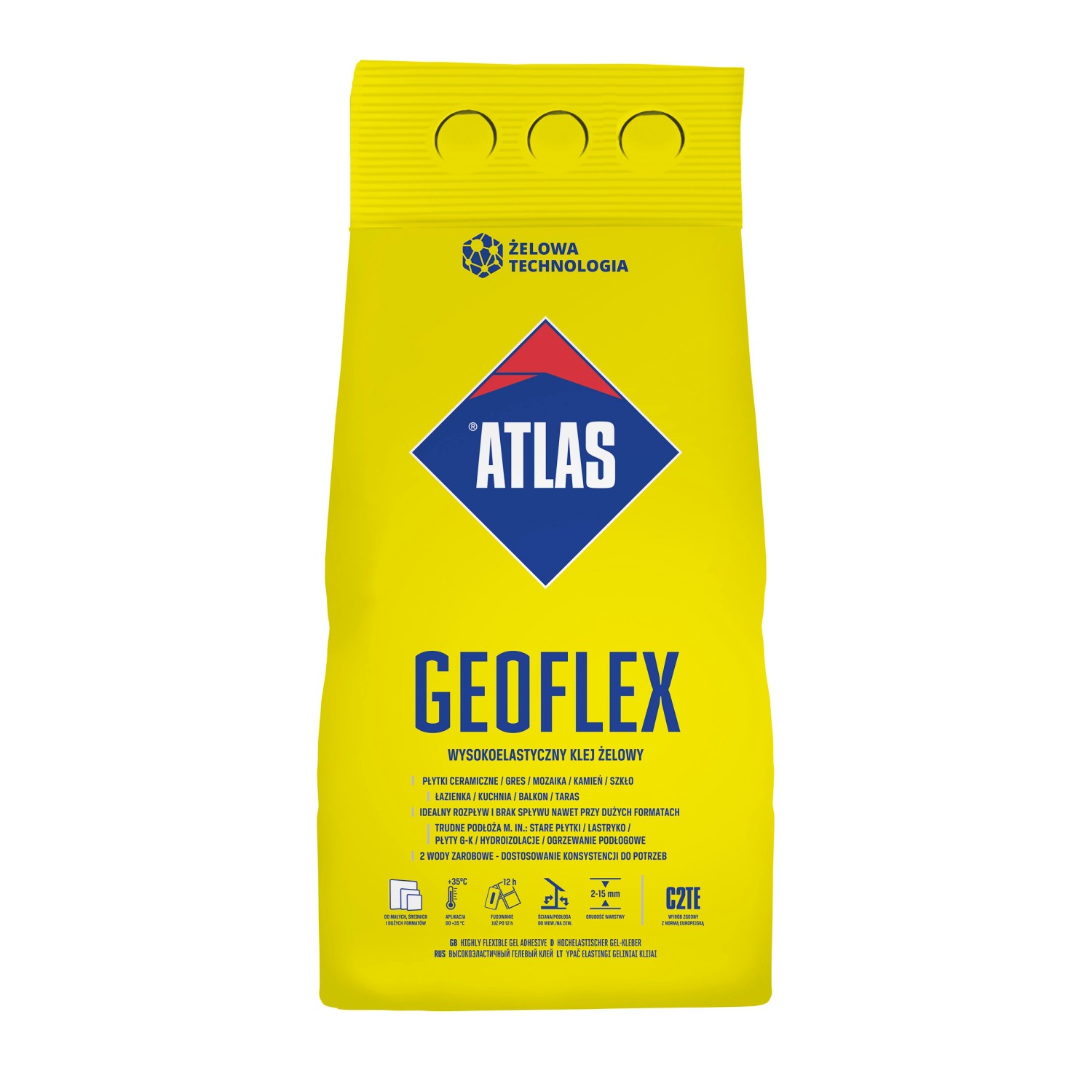 Atlas Wysokoelastyczny klej żelowy Geoflex 5 kg
