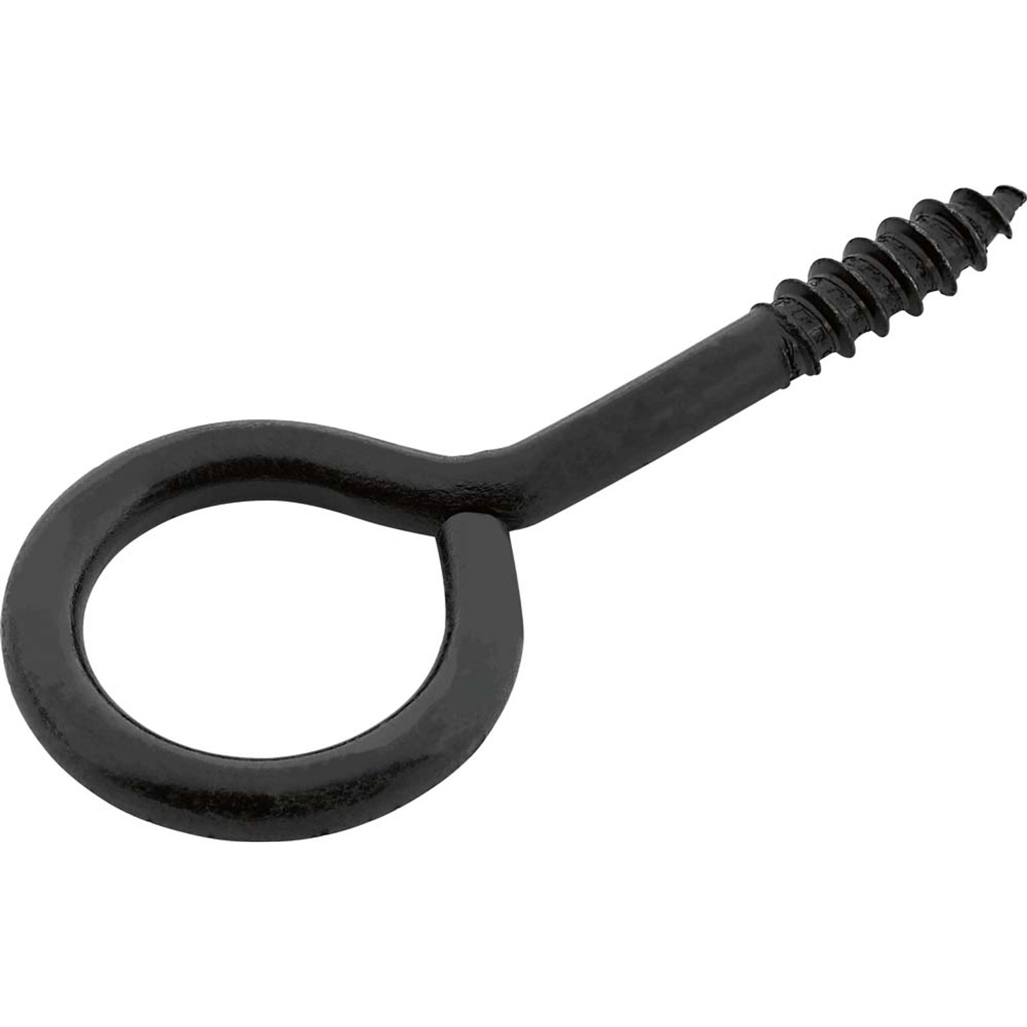 Hak zamknięty czarny ocynkowany 5x40mm 2szt