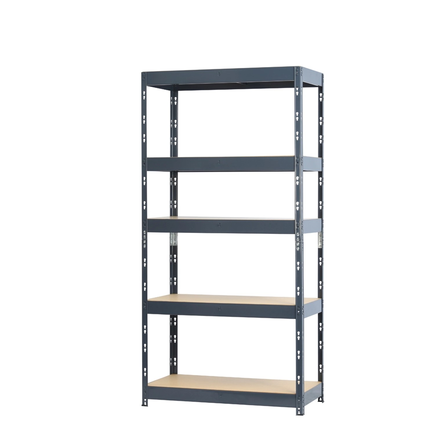 Metalkas Regał metalowy 180 x 90 x 45 cm 5 półek MDF/450 kg
