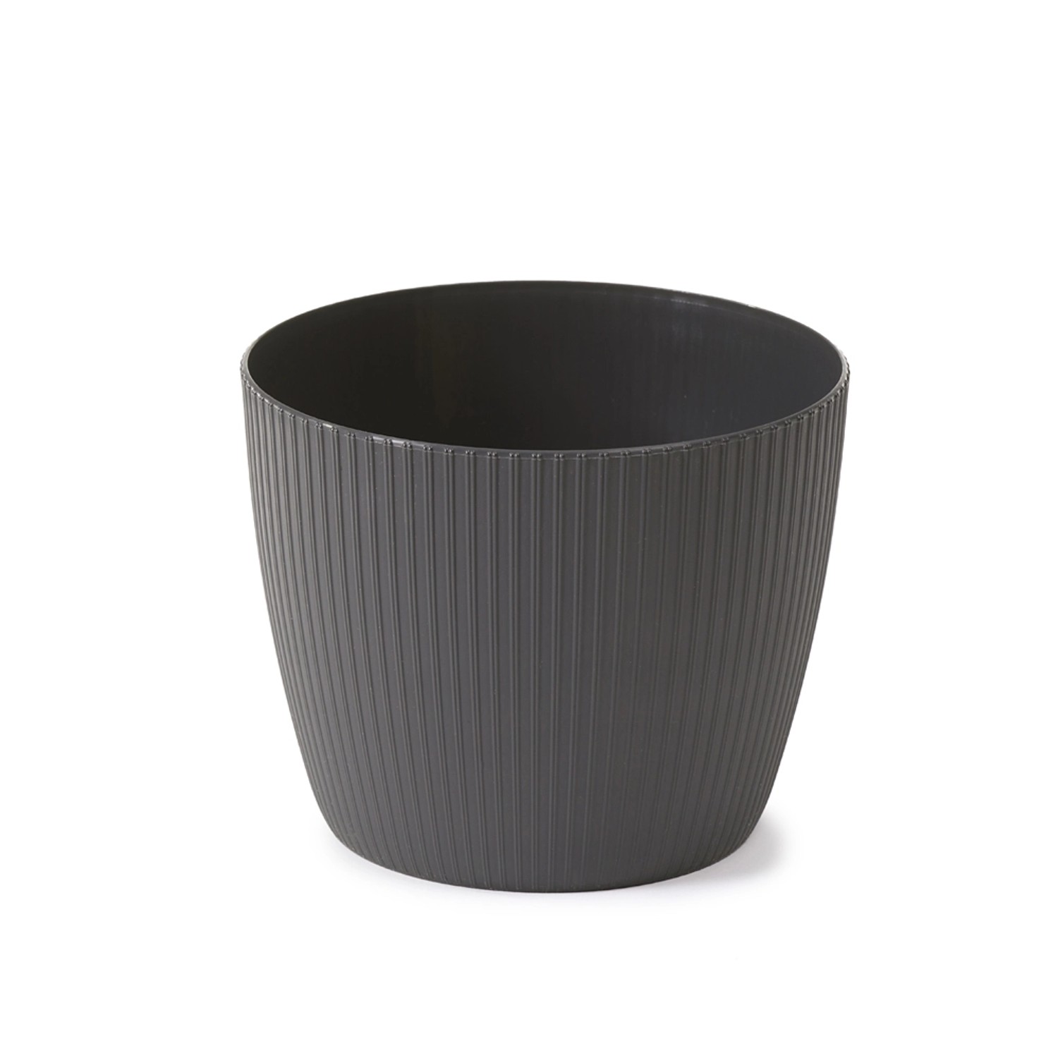 Osłonka Magnolia recycled antracyt - śr. 22 cm