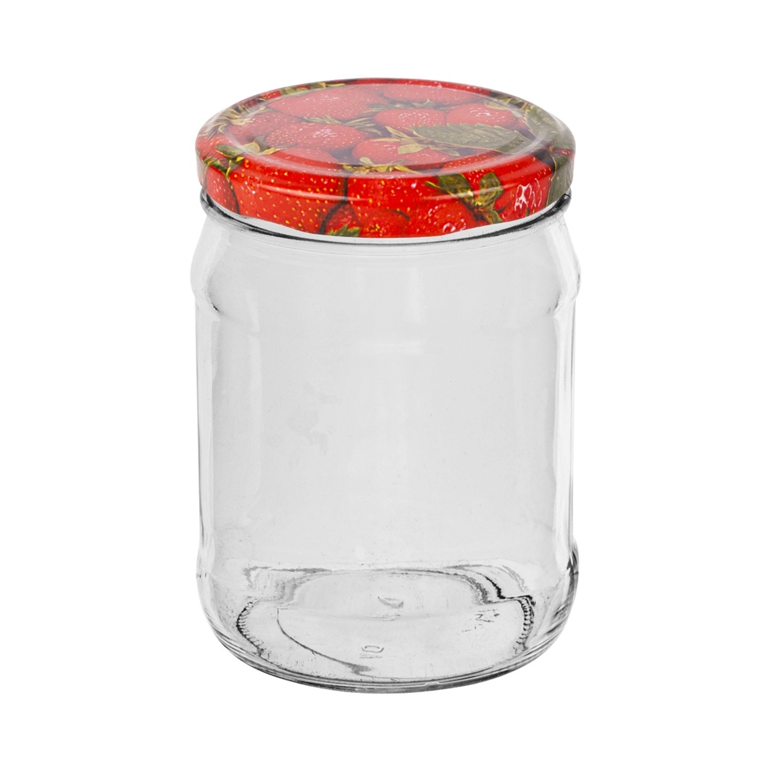 Słoik z kolorową zakrętką - 500 ml