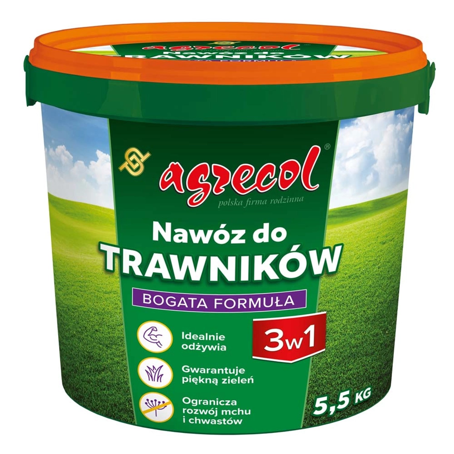 Nawóz do trawników 3w1 - 5,5 kg